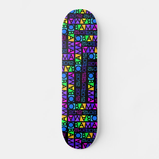 OBAMA 2012 skateboard (Front)