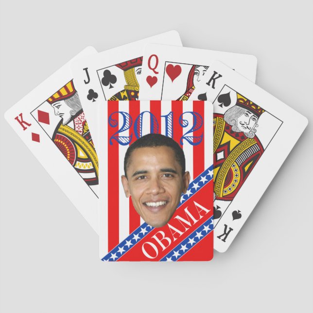 Obama 2012 Stars & Stripes Playing Cards (Back)