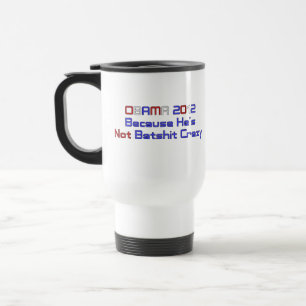 OBAMA 2012 TRAVEL MUG