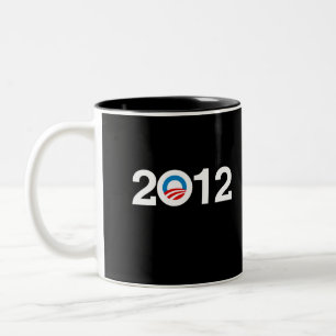 OBAMA 2012 Two-Tone COFFEE MUG