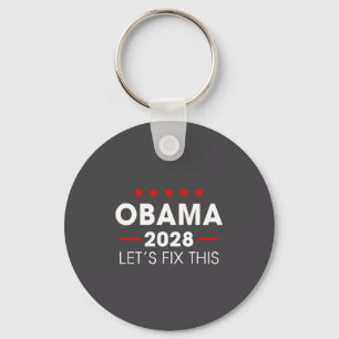 Obama 2028 3rd Term Let's Fix This T-shirt_3.p Key Ring