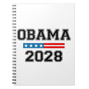 Obama 2028 Democracy Election USA Notebook