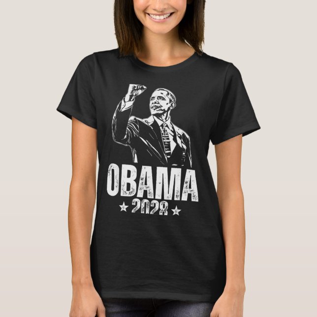 Obama 2028 Let's Fix This Obama 48th President T-Shirt (Front)