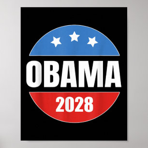 Obama 2028 Retro Vintage Poster