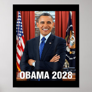 Obama 2028 Shirt Vote Obama For President 2028 Poster