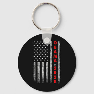 Obama 2028 Shirt Vote Obama For President 2028 Us Key Ring