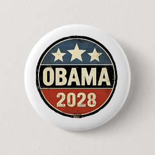 Obama 2028 US Election Politics 6 Cm Round Badge