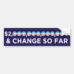 Obama $2 Trillion Bumper Sticker