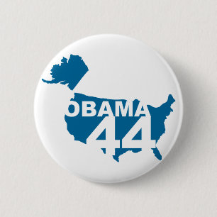 Obama 44 Button