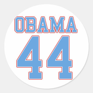 Obama - 44 classic round sticker