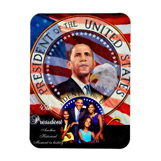 Obama 44th President_ Magnet (Vertical)