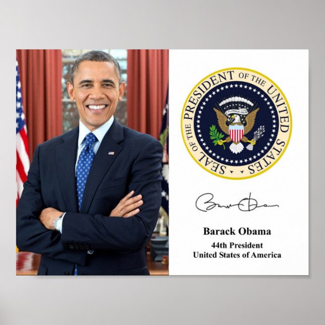 Obama 44th President Poster (Front)