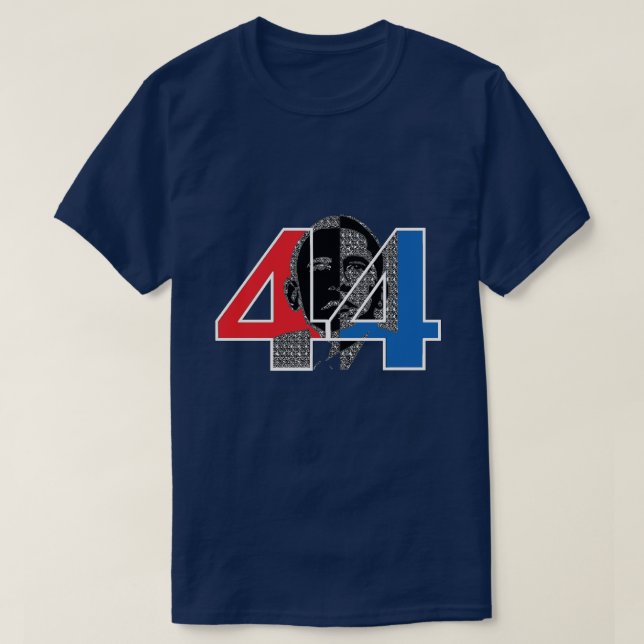 Obama 44th President T-Shirt (Design Front)