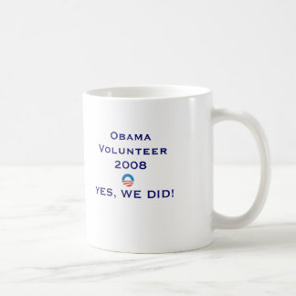 obama_4color vers 2, JustOneInAMil... - Customised Coffee Mug