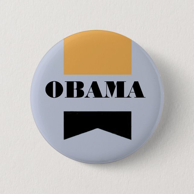 Obama 60's Style Button (Front)