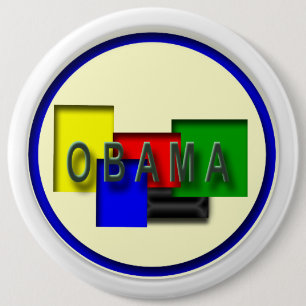 Obama 6 Cm Round Badge