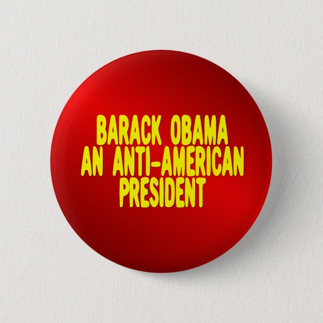 Obama 6 Cm Round Badge (Front)