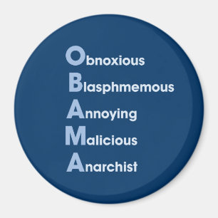Obama Acronym Magnet