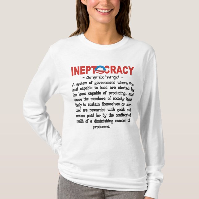 Obama Administration Ineptocracy T-shirts & Hats (Front)