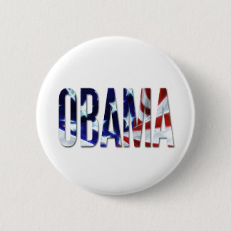 Obama America Flag 6 Cm Round Badge