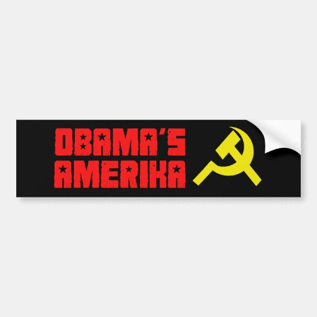 Obama Amerika 3 Bumper Sticker (Front)