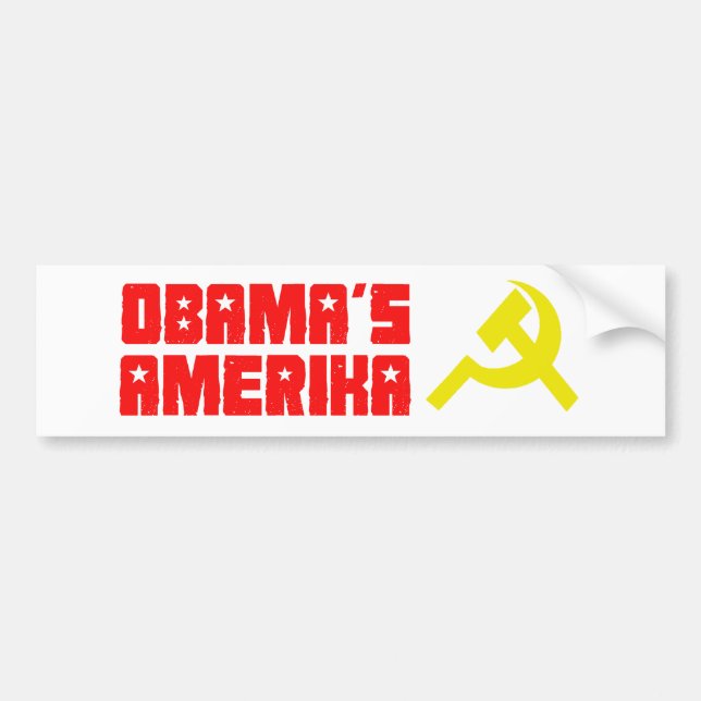 Obama Amerika 3 Bumper Sticker (Front)