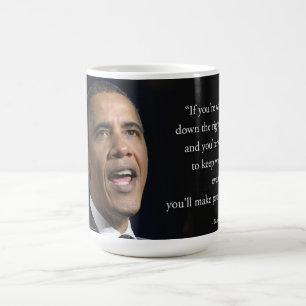 Obama And Motivational Quote Beautiful  Coffee Mug