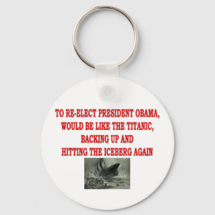 OBAMA AND THE TITANIC KEY RING