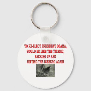 OBAMA AND THE TITANIC KEY RING