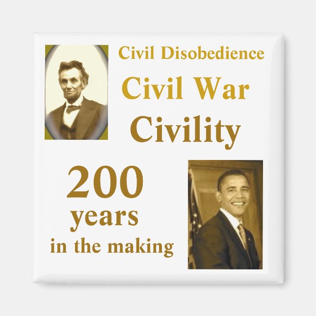 Obama  and USA History Magnet (Front)