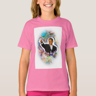 Obama Aquarius Girl's Fitted Shirt
