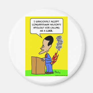 obama barack joe wilson liar pants fire magnet