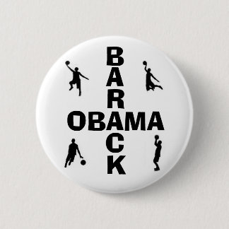 Obama Basketball Button