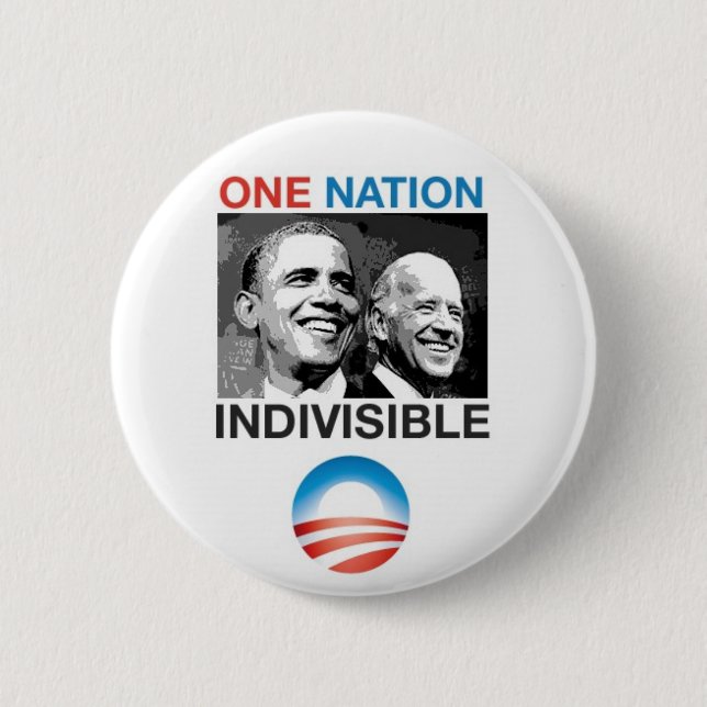 Obama Biden '08 6 Cm Round Badge (Front)