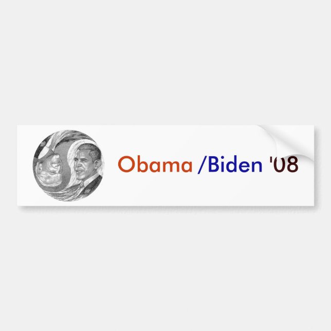 Obama /Biden '08 Bumper Sticker (Front)