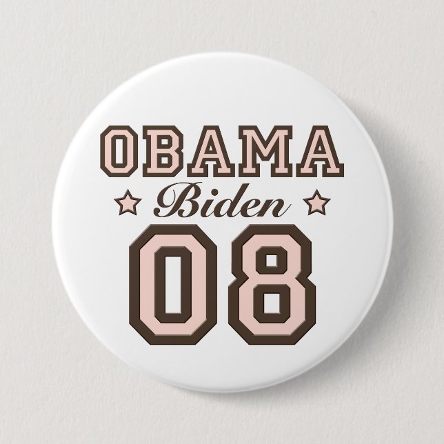 Obama Biden 08 Button (Front)