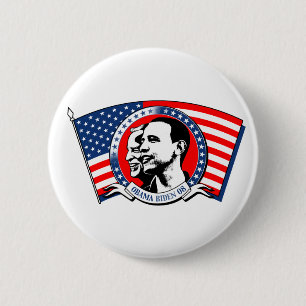 Obama Biden 2008 6 Cm Round Badge