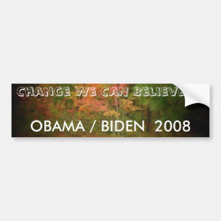 OBAMA / BIDEN  2008 BUMPER STICKER