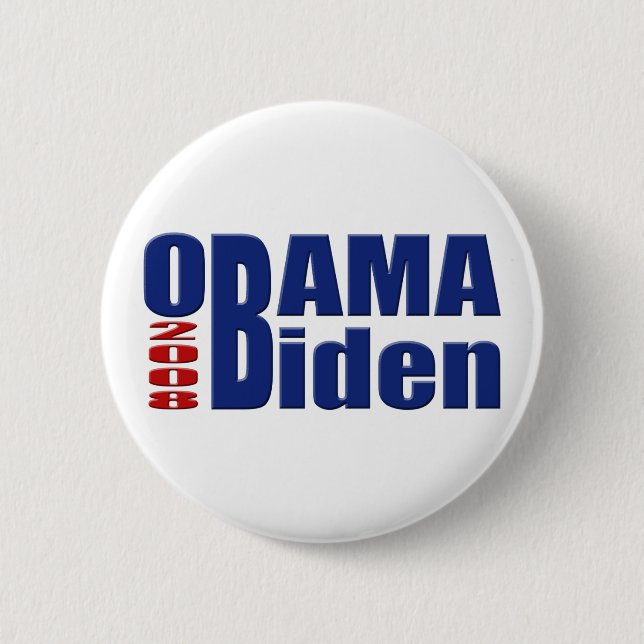 Obama Biden 2008 Button (Front)