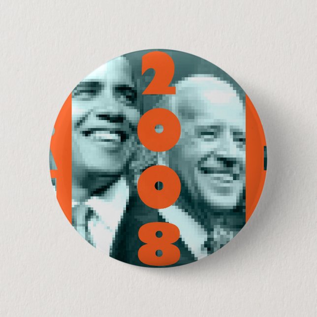 Obama Biden 2008 Button (Front)