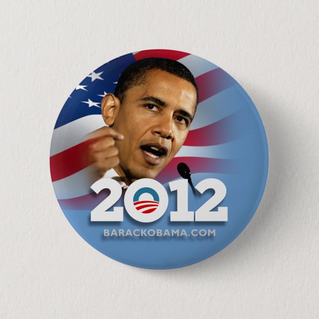 Obama Biden 2012 6 Cm Round Badge (Front)