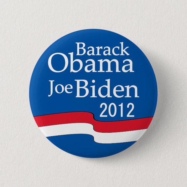 Obama - Biden 2012 Button (Front)