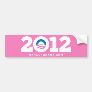 Obama Biden 2012 (Pink) Bumper Sticker