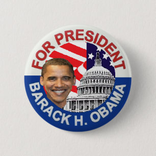 Obama Biden 6 Cm Round Badge