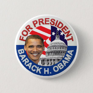 Obama Biden 6 Cm Round Badge