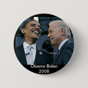 obama biden 6 cm round badge