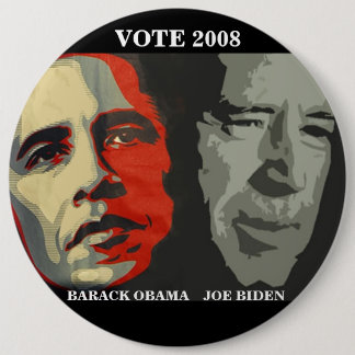 obama biden art copy , BARACK OBAMA    JOE BIDE... 6 Cm Round Badge