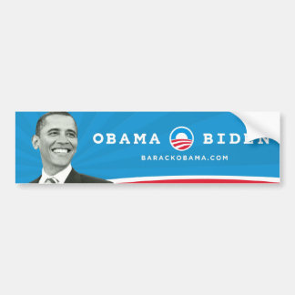 Obama Biden Barack Obama Black & White Picture Bumper Sticker
