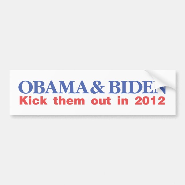 Obama & Biden Bumper Sticker (Front)
