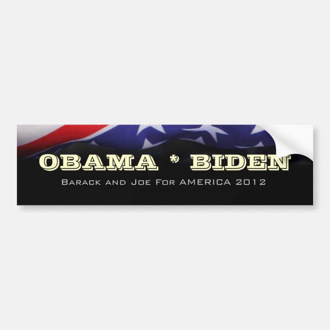 Obama / Biden Campaign Bumper Sticker (Front)